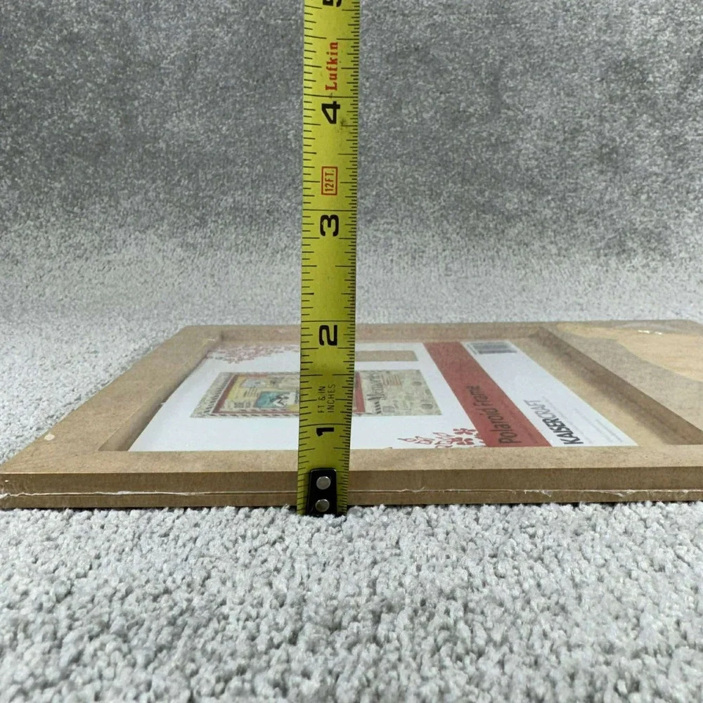 Kaisercraft Polaroid Frame Tan MDF Craftwood SB2286‎ Home Decor